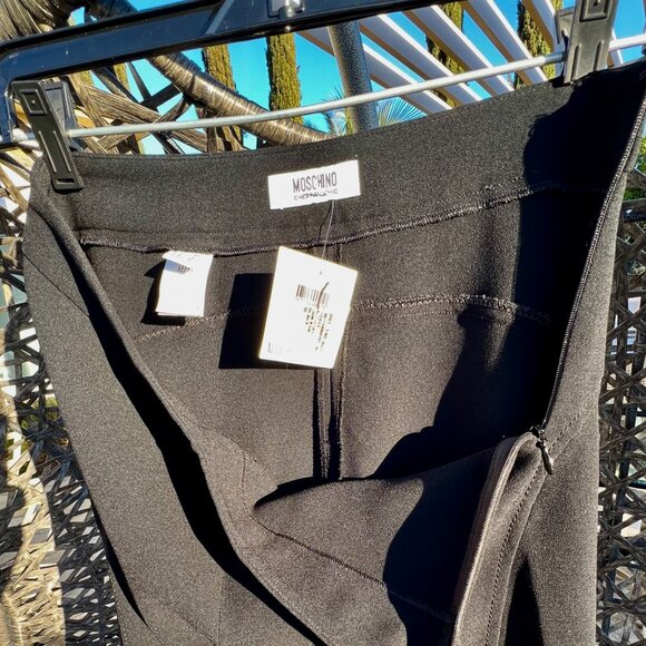 NWT! Moschino CHEAPANDCHIC Leggins w Seam Black Size: IT 38 or XS - Picture 11 of 13